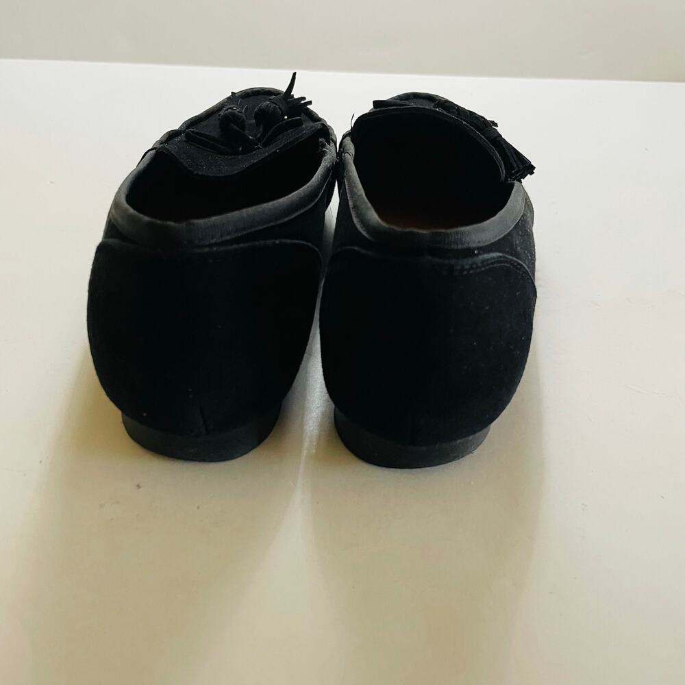 Office London Retro Black Leather Suede Loafers Size 39 - Picture 5 of 13
